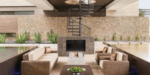 Gabions (70 fotografií): multifunkční dekorace vašich stránek